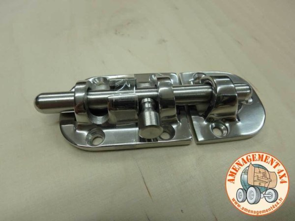 Targette inox avec gâche (pour tiroir)